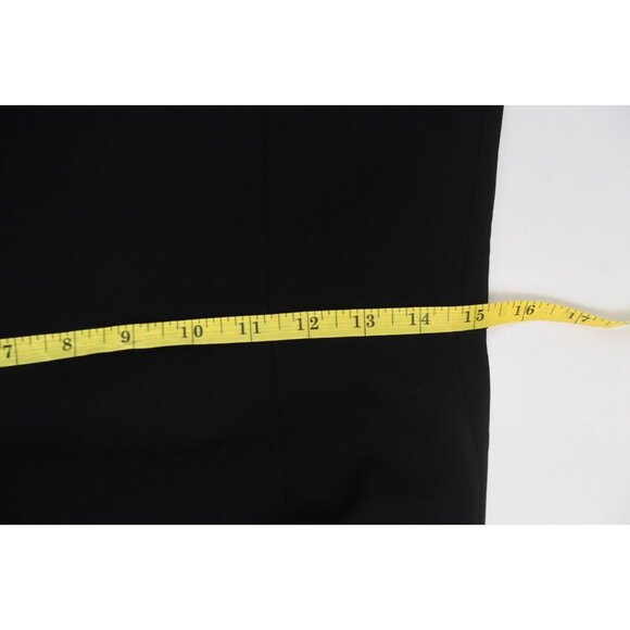 Theory Classic Black Dress 3/4 Sleeve Size 6 V-Neck Lined- Read Description - Picture 10 of 12